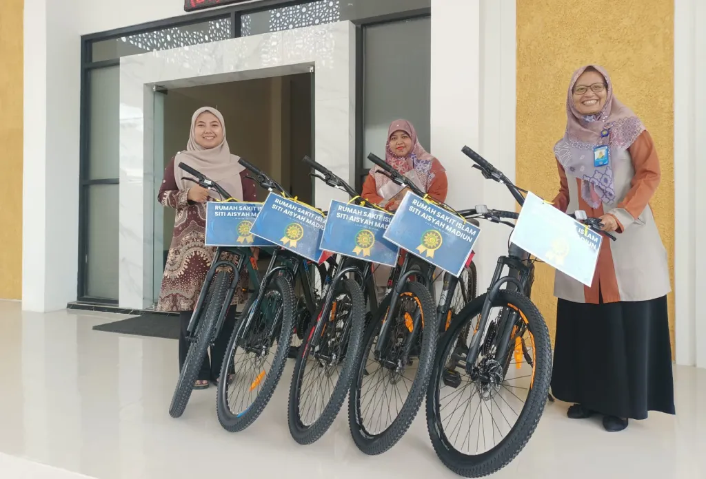 RSI Siti Aisyah Madiun Support 5 Sepeda MTB untuk Ummad EduRide 2026