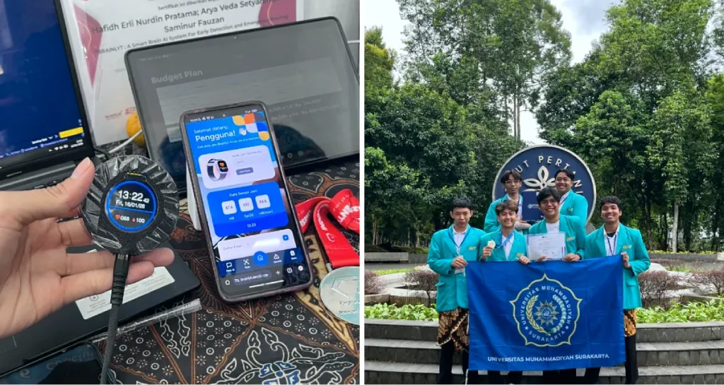 Brainlyt, Inovasi Deteksi Dini Stroke Mahasiswa UMS Sabet Perak GYIIF 2026