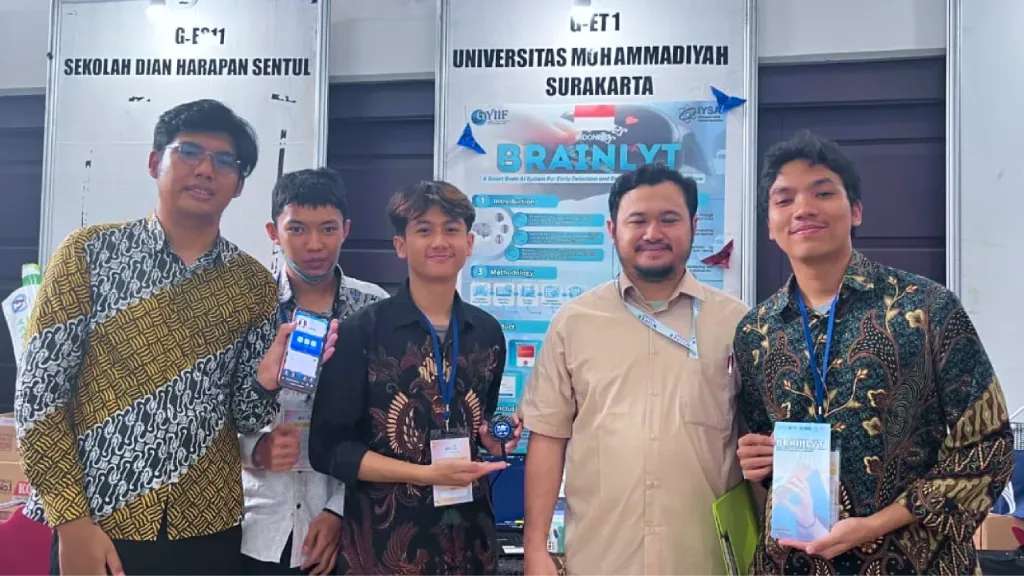 Brainlyt, Inovasi Deteksi Dini Stroke Mahasiswa UMS Sabet Perak GYIIF 2026
