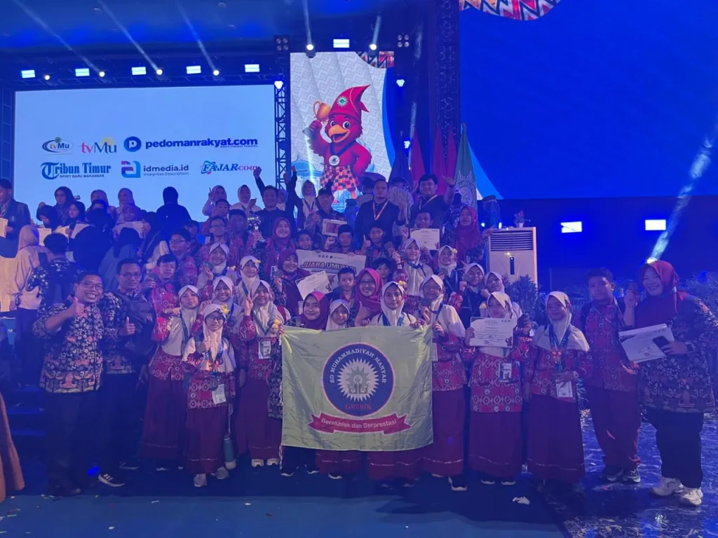 SD Muhammadiyah Manyar Gresik Borong 12 Medali di OlympicAD 8 Makassar