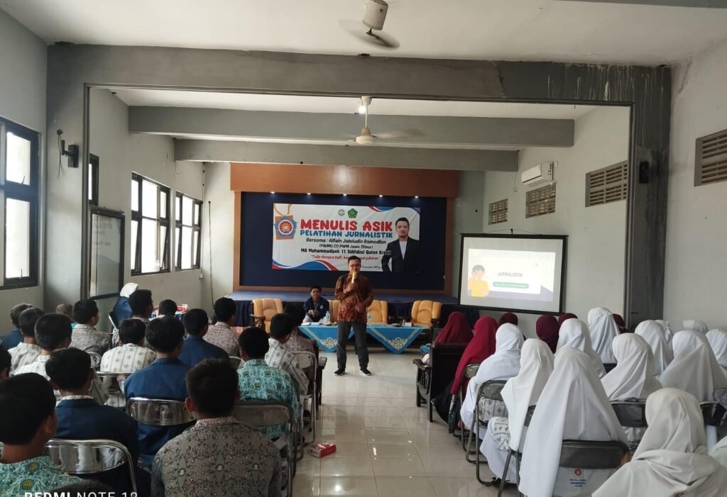 Antusiasme Peserta Pelatihan Jurnalistik Mencair Saat Ice Breaking