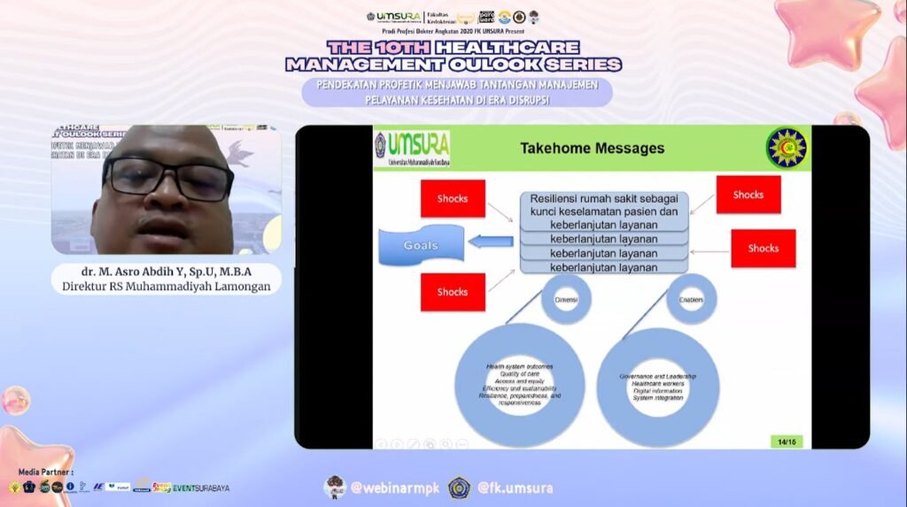 dr. Asro Abdih Paparkan Strategi dalam The 10th Healthcare Management Outlook Series