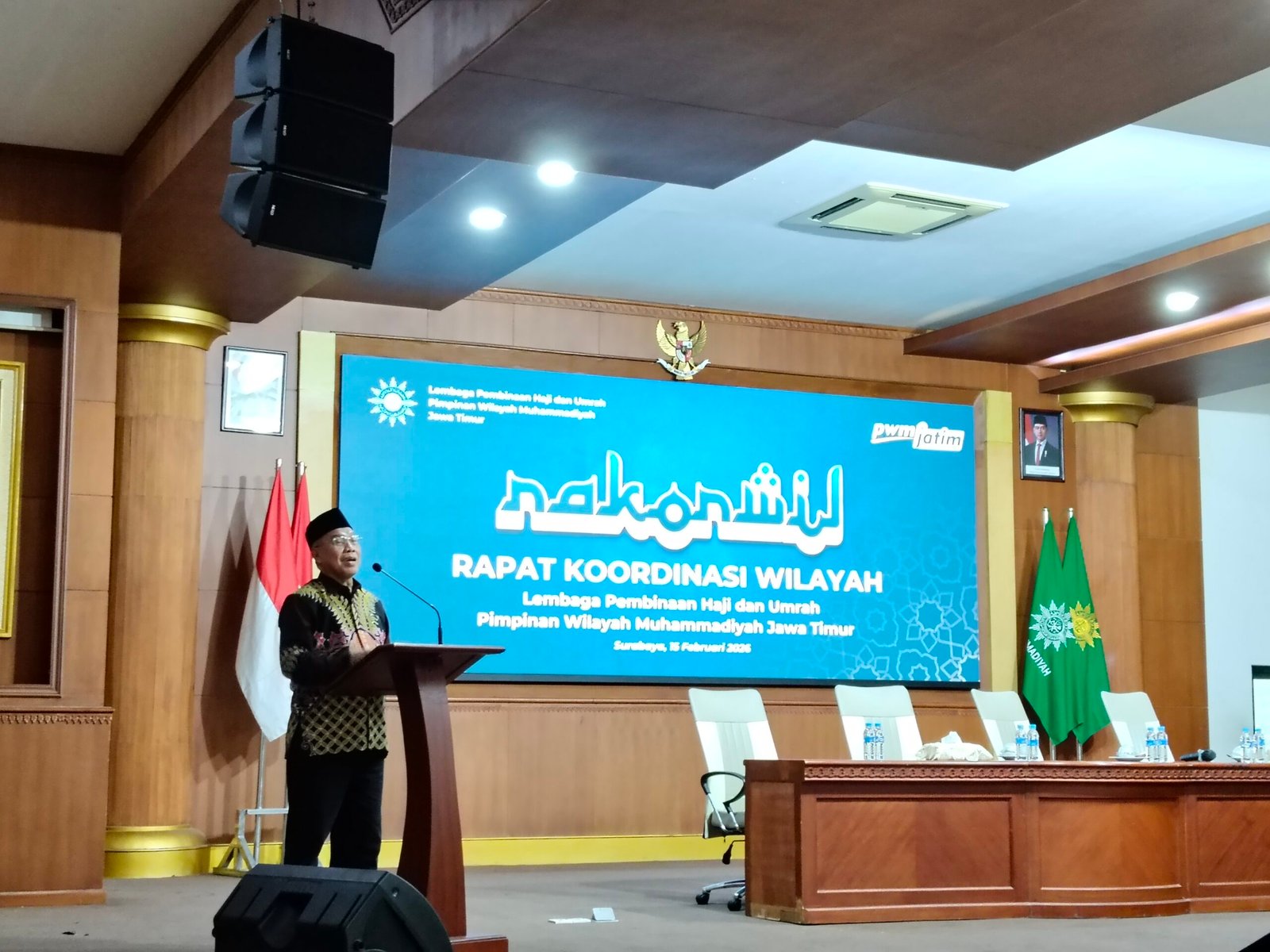 Ketua PWM Jatim Tekankan Pentingnya Leadership bagi Pembimbing Haji
