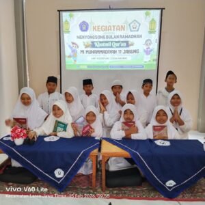 Semarak Sambut Ramadan, MI Muhammadiyah 11 Jabung Gelar Tahfidz dan Khotmil Qur’an