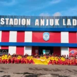 Ratusan Siswa dan Guru Ikuti Latihan Tapak Suci Bersama di Stadion Anjuk Ladang