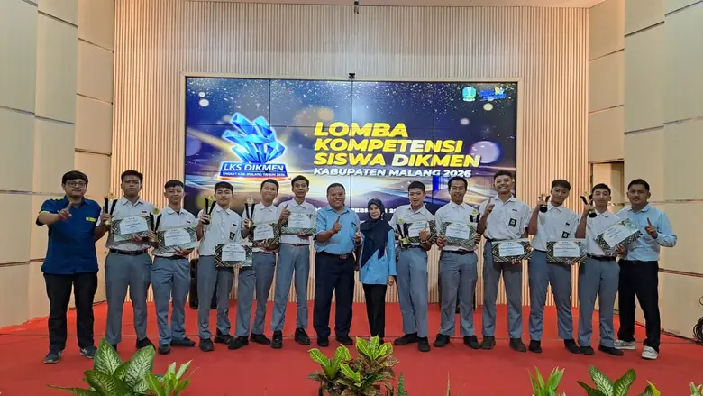 SMK Muhammadiyah 1 Kepanjen Raih Juara Umum LKS Dikmen Kabupaten Malang 2026