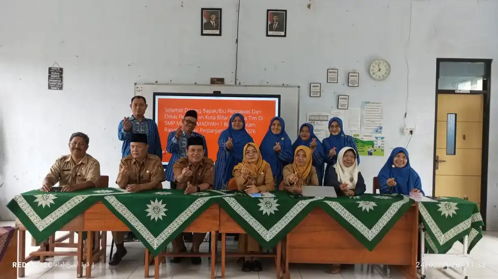 SMP Muhammadiyah 1 Blitar Jalani Visitasi Penerbitan Izin Operasional