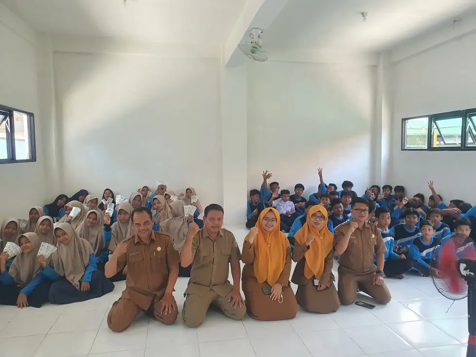 SMP Muhammadiyah 5 Karanggeneng Gelar Edukasi Kesehatan Bersama Puskesmas