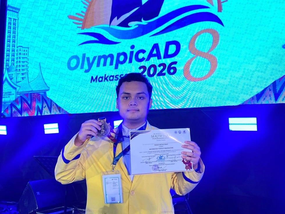 Siswa SMAMIO Gresik Raih Medali Emas Matematika di Olympicad Nasional 2026