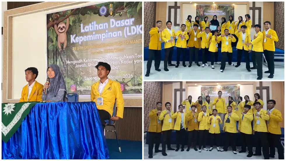 Siswa SMP Muhammadiyah 22 Mantup Ditempa Lewat Latihan Dasar Kepemimpinan