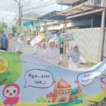Tarhib Ramadan, Siswa SD Muhammadiyah 16 Surabaya Pawai Sambil Bawa Poster Ajakan Ibadah