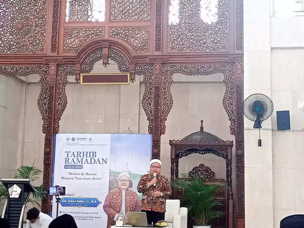 Tarhib Ramadan di Masjid Al Fatah, UM Indonesia Perkuat Nilai Keislaman Kampus