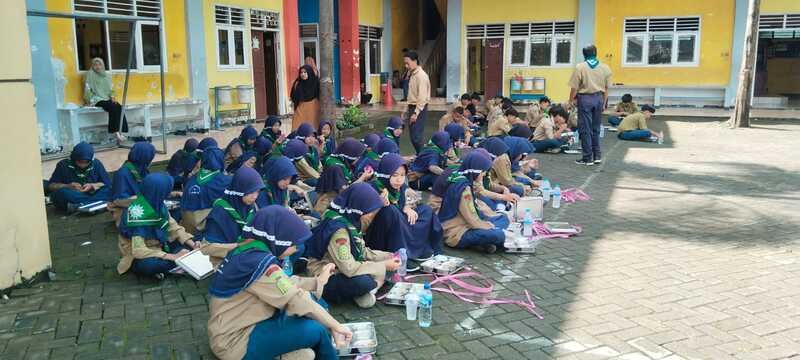 Kebersamaan dan Kedisiplinan Warnai MBG Saat Latihan HW SMP Muhammadiyah 13 Kalen