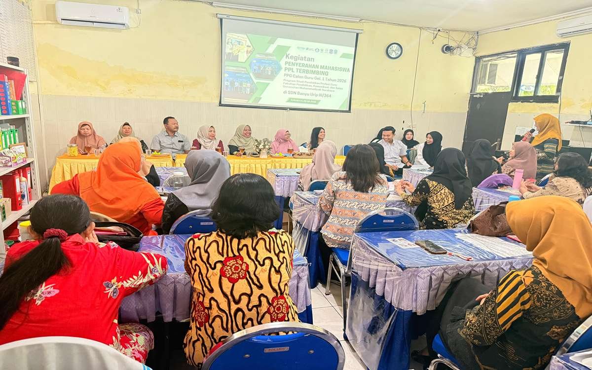 UMSURA Serahkan Mahasiswa PPL Calon Guru Gelombang I 2026 di SDN Banyu Urip III Surabaya