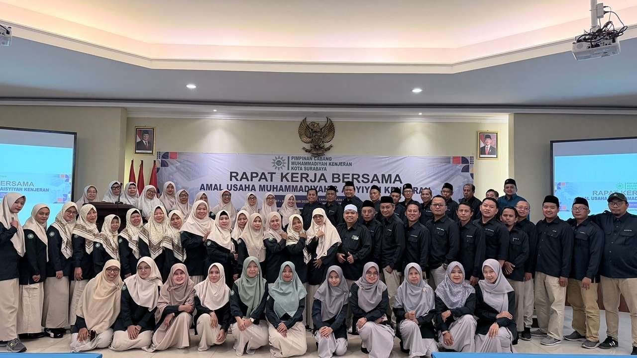 PCM Kenjeran Laksanakan Rapat Kerja Bersama Amal Usaha Muhammadiyah dan Aisyiyah