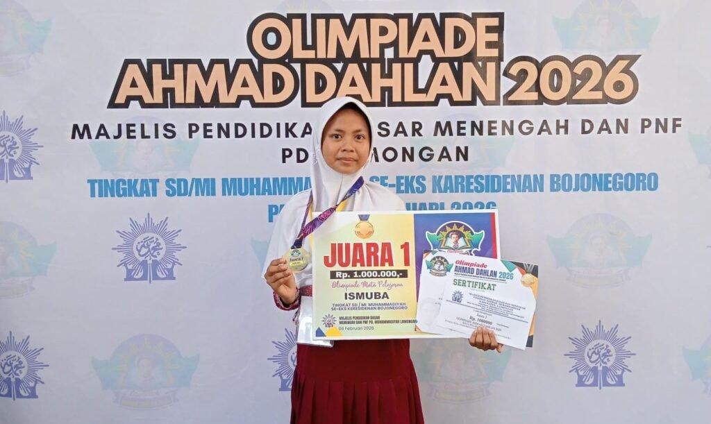 Siswi MI Muhammadiyah Kedungwaras Ukir Prestasi di Olimpiade Ahmad Dahlan 2026