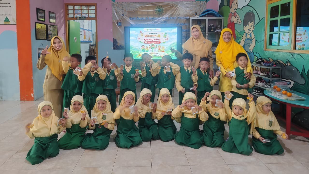 Demi Kesehatan Anak, PAUD Aisyiyah Sidayu Gelar Pemberian Vitamin A