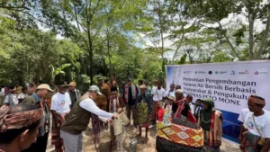 Rektor UMM Resmikan Sarana Air Bersih Berbasis Masyarakat di Tliu NTT