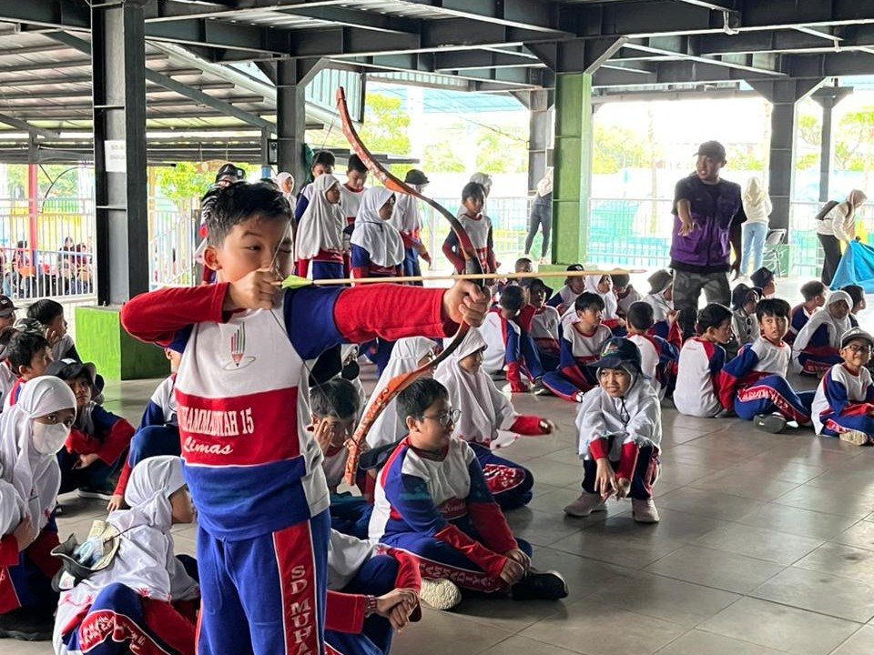 Menilik Keseruan Outbound SDM Limas di Ranting Sewu Park Pandaan
