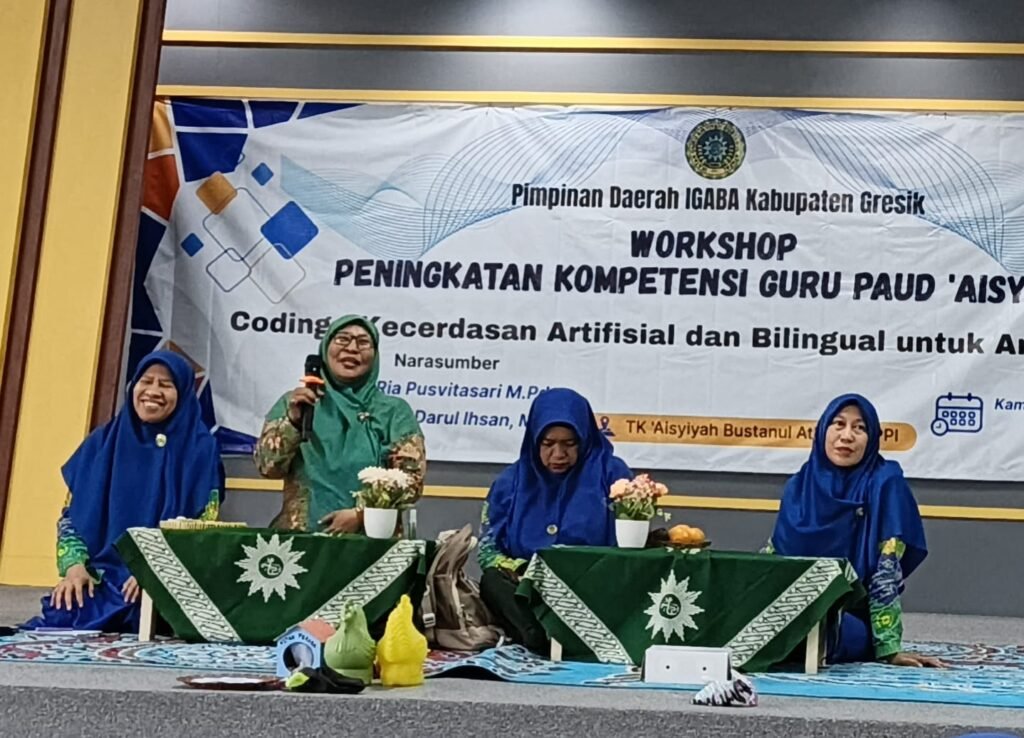 Perkuat Personal Branding, Majelis Pauddasmen PDA Gresik Sampaikan Pesan dalam Workshop Peningkatan Kompetensi Guru PAUD Aisyiyah