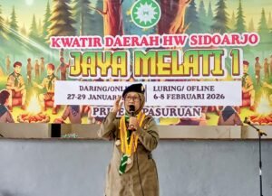 Pelatih Nasional Maharti Rahayuningtyas Bagikan Strategi Menumbuhkan Cinta Hizbul Wathan di Diklat Jaya Melati 1 Sidoarjo