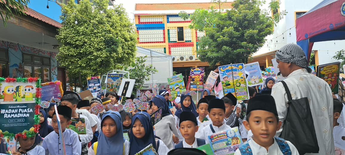 Tarhib Ramadan SD Ikrom Warnai Kegiatan Awal Puasa
