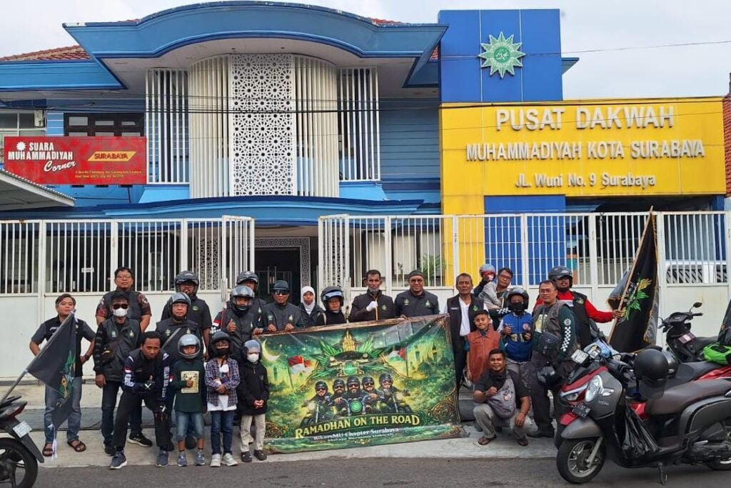 Bikersmu Chapter Surabaya Adakan Pawai Tarhib Sambut Ramadan 1447 H
