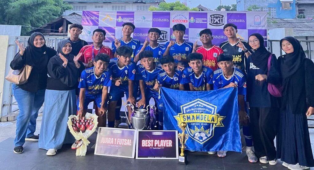 Tim Futsal Smamdela Gresik Raih Juara 1 MAPS UISI 2026