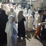 Ratusan Santri TPQ An Nur Meriahkan Pawai Tarhib Ramadan di Medokan Ayu