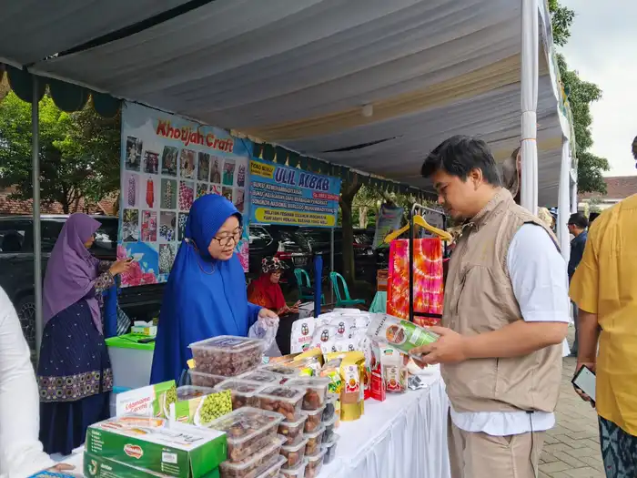 Semarak Bazaar Warnai Kajian Ramadan PWM Jatim 2026 di Jember