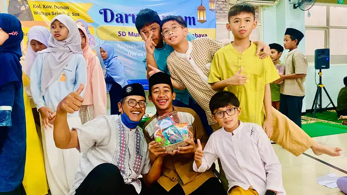 Ajarkan Jiwa Filantropi, Siswa SD Musix Kreasikan Parcel Ramadan untuk Guru TK