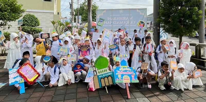KB-TK ABA 1 Candi Sambut Ramadan dengan Pawai Ceria dan Edukatif