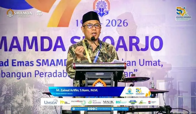 Smamda Sidoarjo Optimis Tembus 100 Besar TKA Nasional, Luncurkan Class Olympiad Program di Milad ke-50