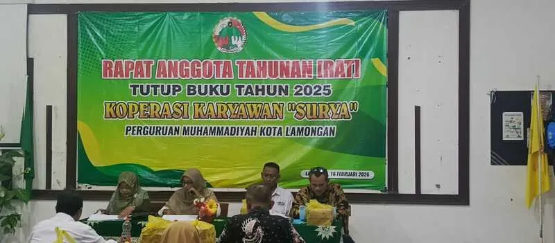 RAT Koperasi Karyawan Surya Lamongan Pertegas Transparansi Pengelolaan Tutup Buku 2025