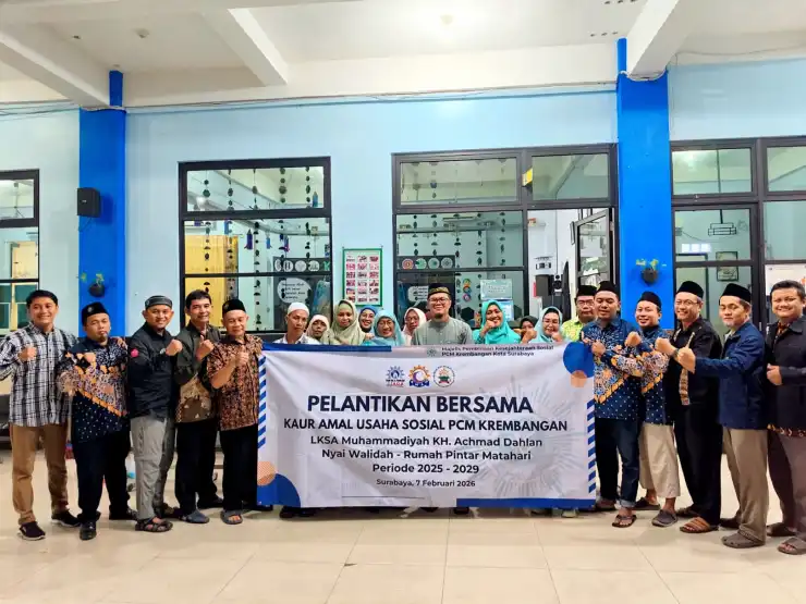 Perkuat Tata Kelola Sosial, MPKS PDM Kota Surabaya Lantik Kepala Urusan AUMSOS PCM Krembangan