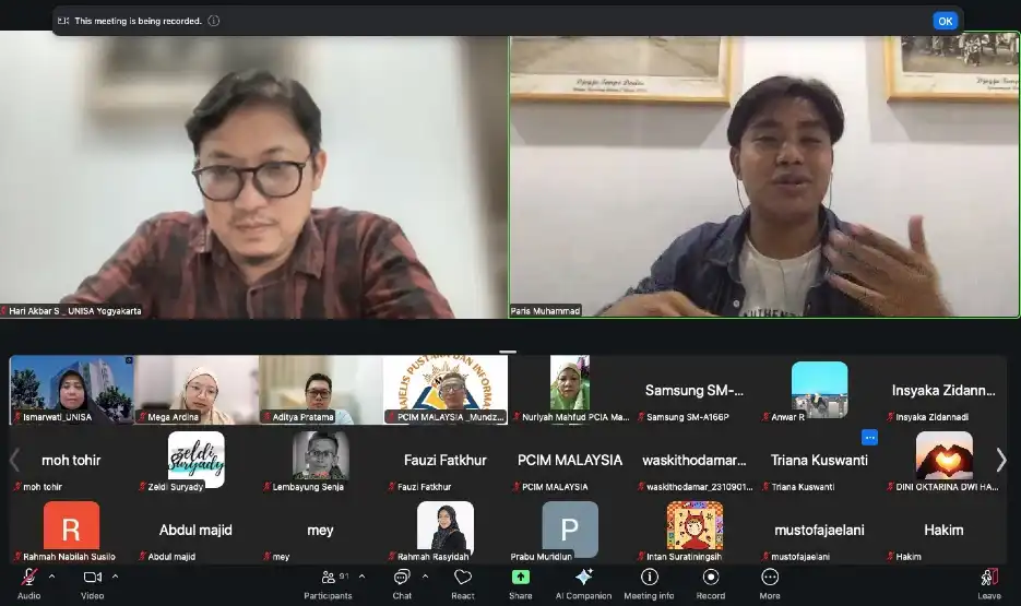 MPI PCIM Malaysia Gelar Pelatihan Video Editing secara Daring
