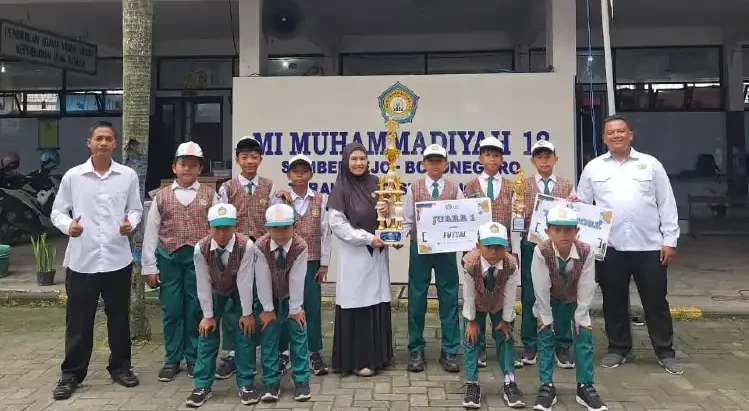 Gemilang! Tim Futsal MIM 18 Raih Juara I Tingkat SD/MI se-Karisidenan Bojonegoro