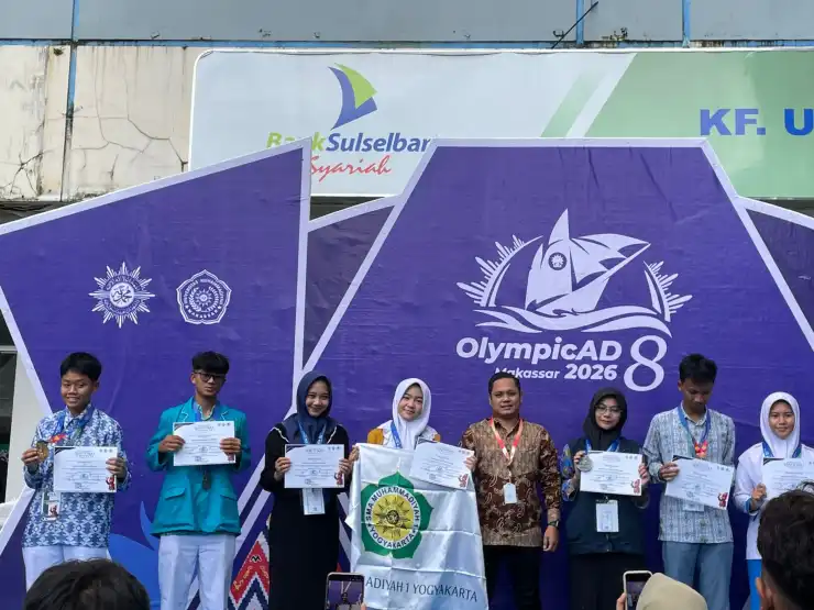 Raih 29 Medali, SMA Muhi Terbaik Nasional dalam OlympicAD di Makassar