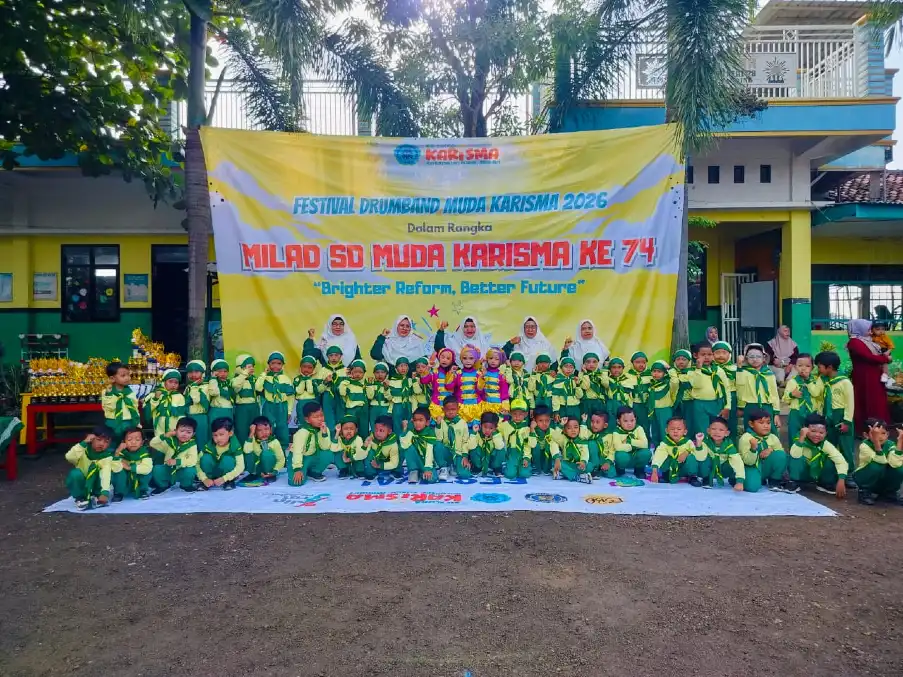 Semangat Sang Juara Gita Surya Muda Warnai Milad SD Muda Karisma