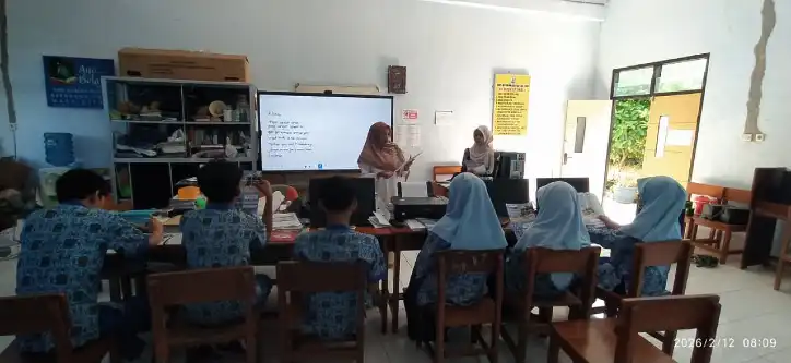 Siswa SMP Muhammadiyah 1 Blitar Ikuti Sosialisasi PPDB dari SMK PGRI 1 Kota Blitar