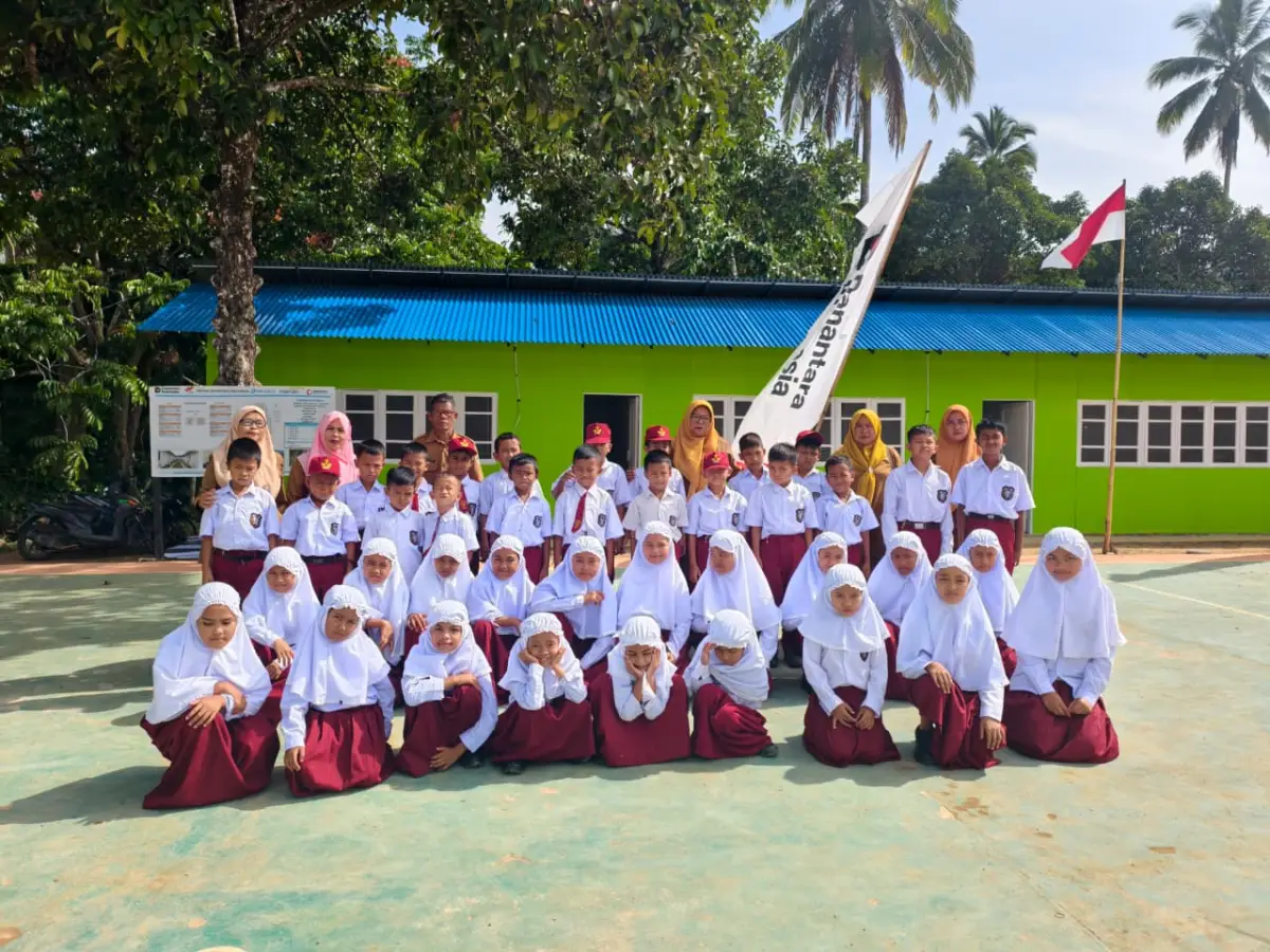 MDMC Fasilitasi Sekolah Darurat Tandihat di Tapanuli Selatan