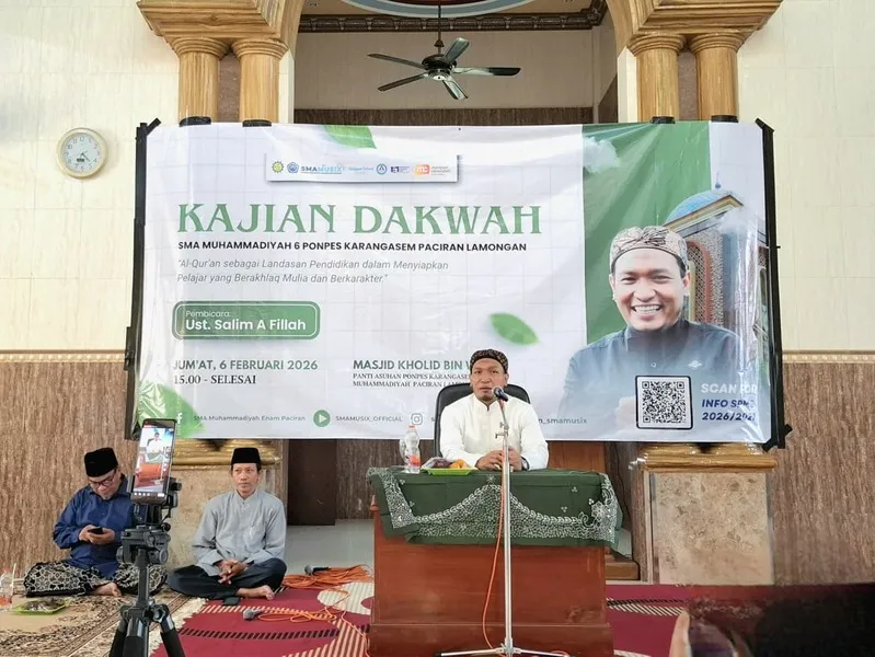 Smamusix Gelar Kajian Dakwah Bersama Ustaz Salim A. Fillah, Tandai Dibukanya SPMB Offline 2026
