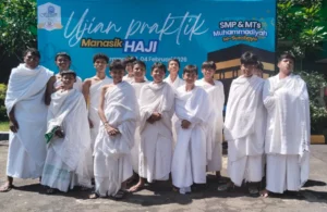 Foskam Surabaya Gelar Ujian Manasik Haji, Siswa Spemsa Jalani Rangkaian Ibadah Secara Tertib dan Khidmat