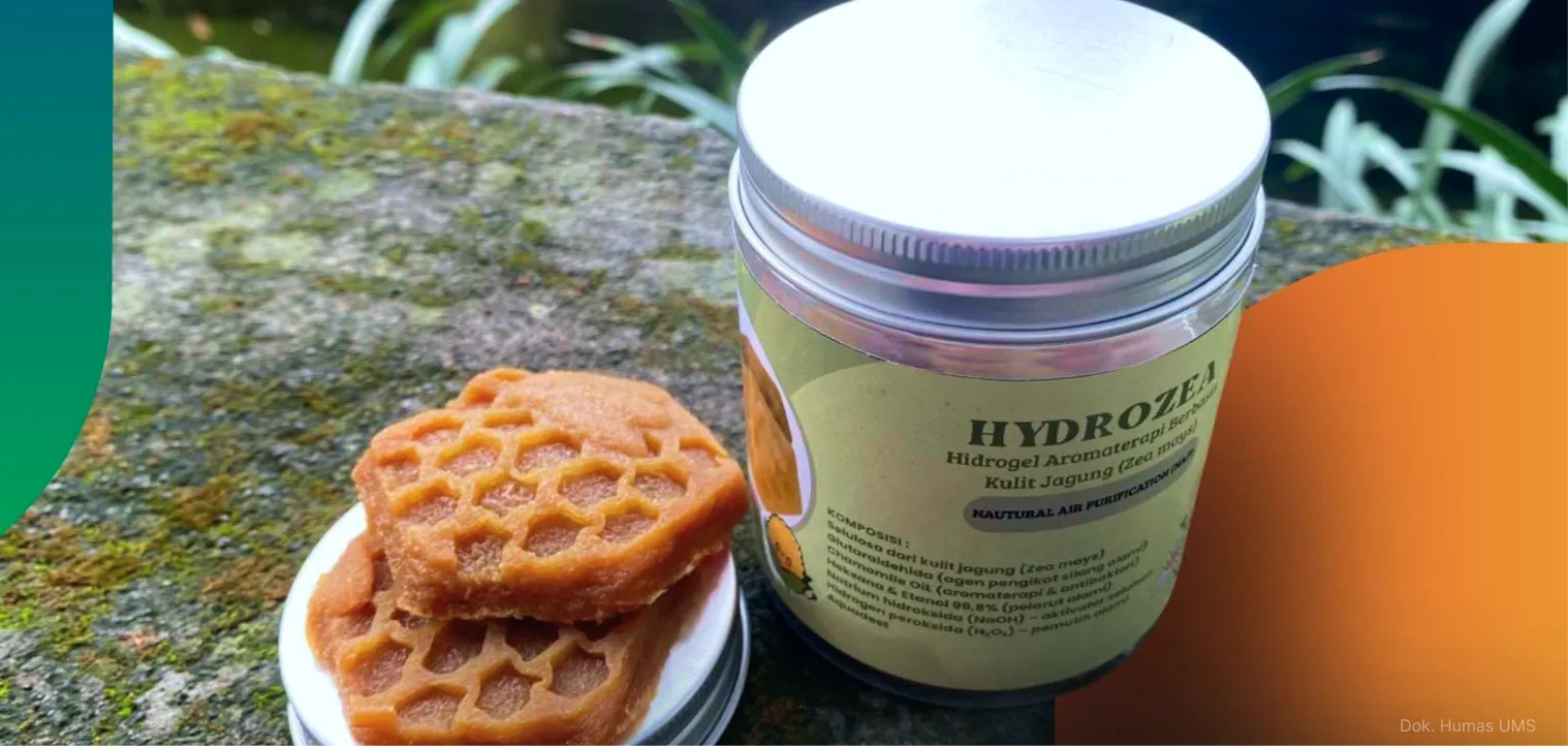 Mahasiswa UMS Kembangkan Hydrozea, Solusi Green Technology Pengganti Silika Gel Sintetis