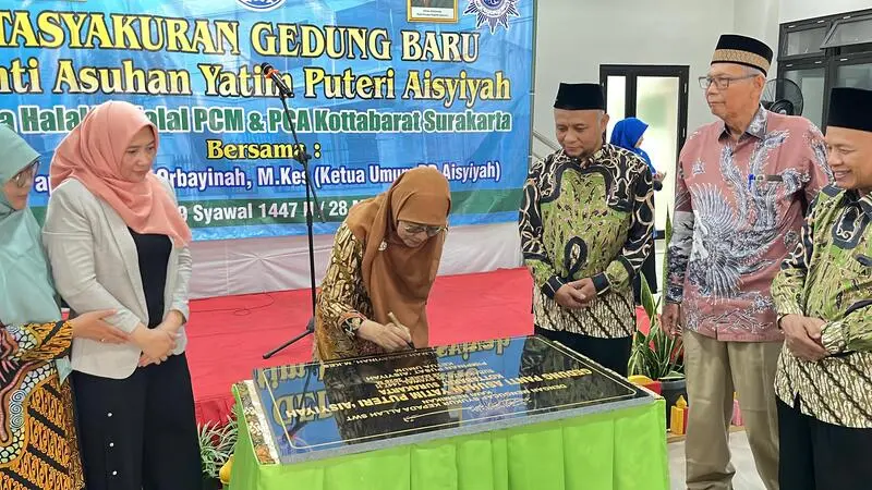 Ketua Umum PP Aisyiyah Resmikan Gedung Baru Panti Yatim Putri Kottabarata