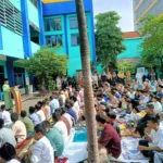Belajar Praktik Ibadah, SD Mumtaz Adakan Simulasi Salat Idulfitri