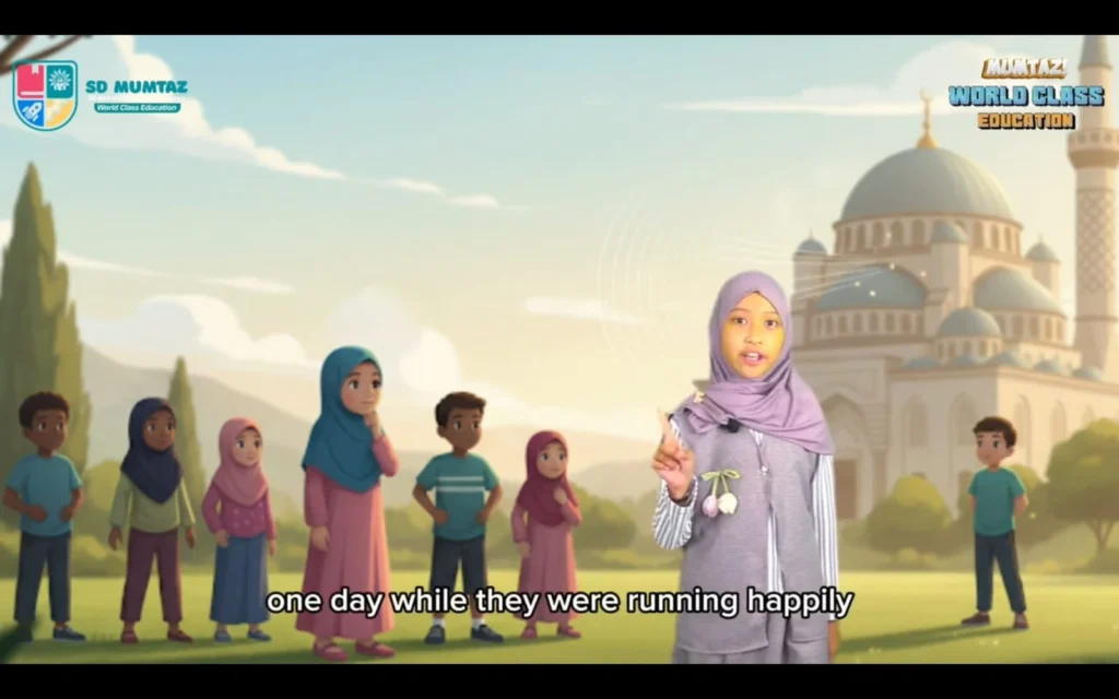Dakwah Ramadan SD Mumtaz lewat Story Telling Bahasa Inggris