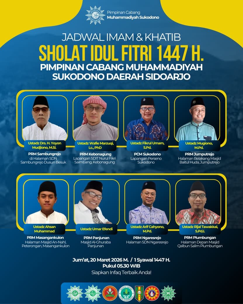 Delapan Titik Salat Idulfitri Sukodono Diumumkan (2)
