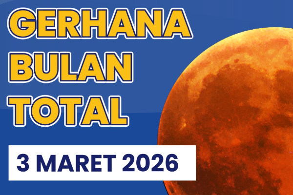 Gerhana Bulan 3 Maret 2026, Begini Cara Shalat Gerhana