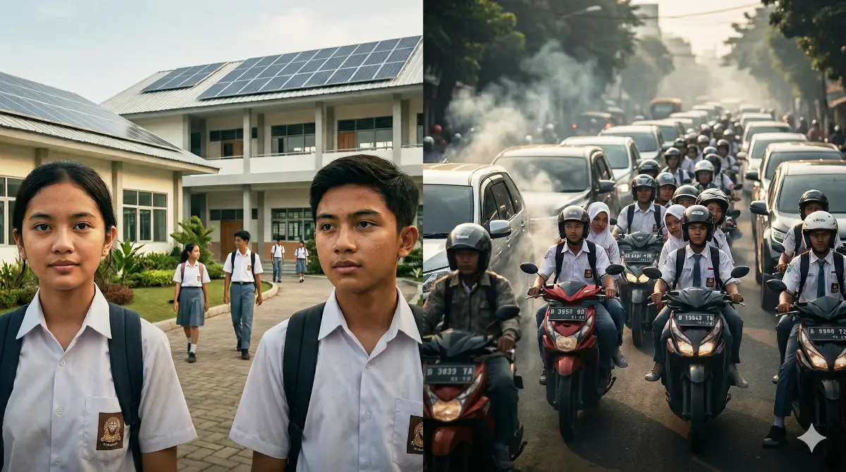 Gimmick Sekolah Hijau di Tengah Krisis Energi: Kritik Zonasi hingga Inefisiensi BBM